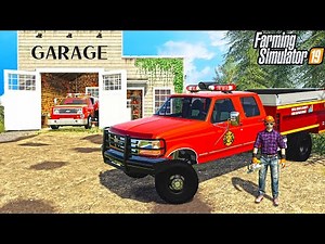 STARTING VOLUNTEER FIREFIGHTER SERVICE ON "REMOTE MOUNTAIN" | FARMING SIMULATOR 2019