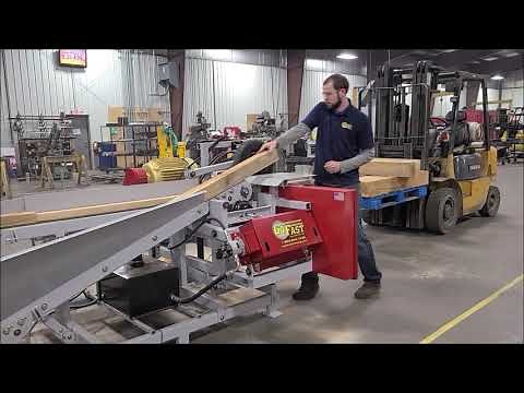 2-Head Resaw Line w/ High-Speed DeDuster and Round Table - Go Fast Manufacturing