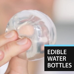 These water bottles are completely edible... | Futurism
