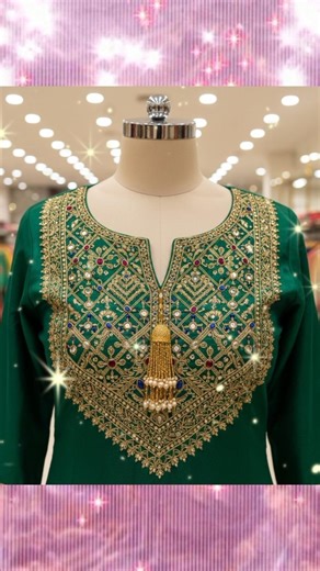 Beautiful Embroidered Kurti Neck Designs for Girls | Latest Stylish Neck Patterns#viral#fashiontrend