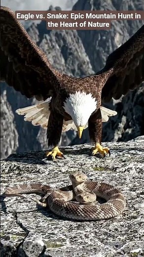 Eagle vs. Snake: Epic Mountain Hunt in the Heart of Nature”