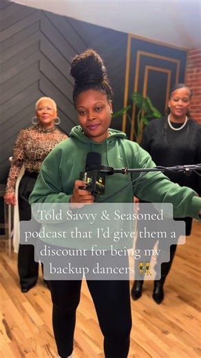 Told Savvy & Seasoned podcast they could get a discount if they hit the Stephanie Mills Challenge as my background dancers—and they understood the assignment! 💃🏾🕺🏽 Just another day of fun, vibes, and creative magic with our Brand Hive Buffalo fam. Get ready for episodes 6-8, dropping this monthhhhhh!! 💕 #BrandHiveBuffalo #SavvyAndSeasoned #StephanieMillsChallenge #fyp #BuffaloCreators