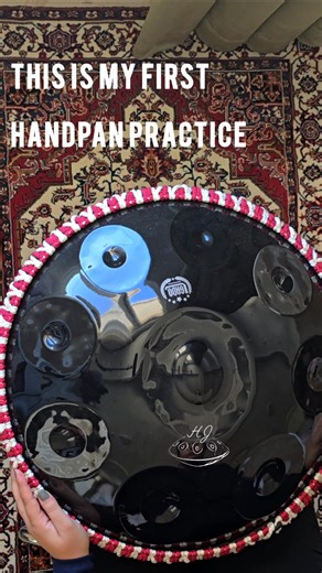 My First Handpan Practice | Beginner Journey #handpan #handpanbeginner #handpanjourney