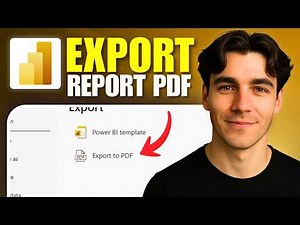 How To Export A Power BI Report To PDF From Power BI Desktop (Tutorial 2026)