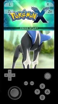 Playing Pokemon X on Android using Citra 3DS Emulator #citra3ds #pokemon