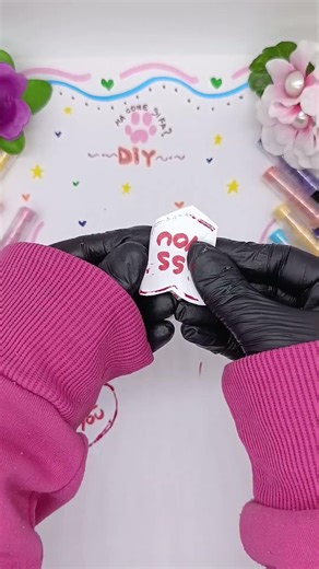 MINI HEART ENVELOPER😍iscriviti se ti è piaciuto 💞 #tutorial #diy #papercraft #envelope #heart