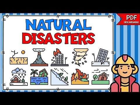DESASTRES NATURALES EN INGLÉS - NATURAL DISASTERS | PALABRAS DEL CLIMA EN INGLÉS Y ESPAÑOL | WEATHER