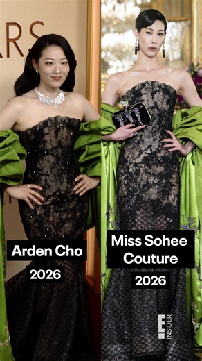 Arden Cho's #Oscars look was fresh off the Spring/Summer Paris Fashion Week runway from the Miss Sohee Women's Haute Couture collection. 😍 #AwardsSeason