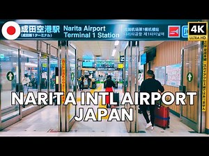 Tokyo Narita Airport Terminal 1 FULL Tour 🇯🇵 Arrival, Departure & Train Station Guide [4K]