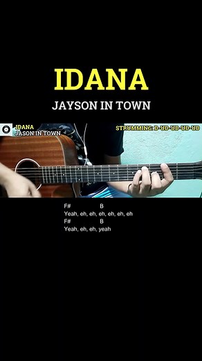 IDANA - Jayson In Town Reggae Guitar Chords and Lyrics Tutorial