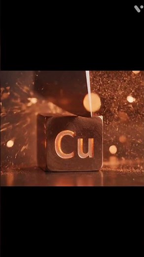 Cutting a Pure COPPER Cube in Slow Motion | CU Element Cutting 🔥✨