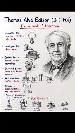 Thomas Alva Edison Inventions & Life History | The Wizard of Invention 💡