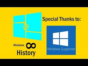 Windows Infinity History ANIMATED!