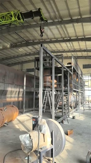 2 sets of continuous pyrolysis machines are being installed in Shandong province, China.