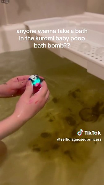 Kuromi Baby Poop Bath Bomb: A Cute and Nostalgic Experience