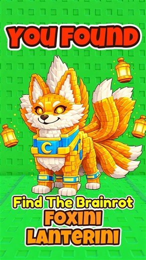 How to get Foxini Lanternini🦊Find the Brainrot |289|🧠🔍Roblox🤞