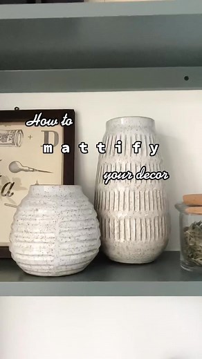 How to Add a Matte Finish to Your Decor!