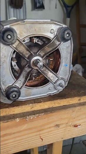 Rounded-out motor shaft on my wash machine's coupler. #LaundryRepair #DIYFix #HomeAppliance