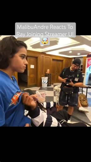 MalibuAndre Reacts To Ray Joining Streamer U! 🤯 #shorts#MalibuAndre #StreamerUniversity