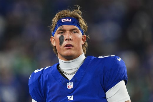 NFL Week 15 DFS lineup advice feat. Jaxson Dart, Lamar Jackson, George Kittle and more