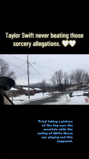 ✨ It’s too late to catch me now ✨ Seriously couldn’t get this to happen again even if I tried. I needed this reminder this morning. Thank you, @Taylor Swift. 💛💛💛 #taylorswift #fearless #taylorsversion #mountains #virginia @Taylor Nation @Travis Kelce @Jason Kelc @New Heights @Kylie Kelce @Not Gonna Lie with Kylie Kelce