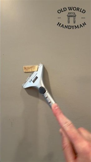 The EASIEST way of removing double sided tape from a wall #oldworldhandyman #diy
