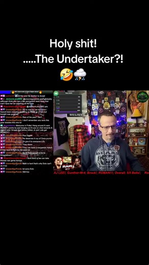 DAMN! hell of a lightning strike lol.🤣 #wwe #wweraw #lightning