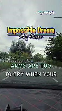 Impossible Dream|Matt Monro|Karaoke Version