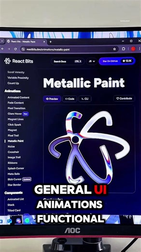 Is ReactBits.dev the Fastest Way to Build React Apps? 🚀⚛️ #ai #aitools #viral