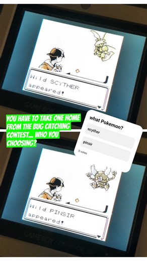 I have to keep only one Pokemon from the bug catching contest in gold. is it scyther or pinsir?