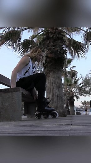 Powerslide SWELL Nite 125 with stretchable semi clear upper with reflective details, 3DAP inner padding and #TRINITYmount to deliver the optimal combination of power transfer, stability and comfort: @bruno_abstract 📹 @nick_lomax | Powerslide