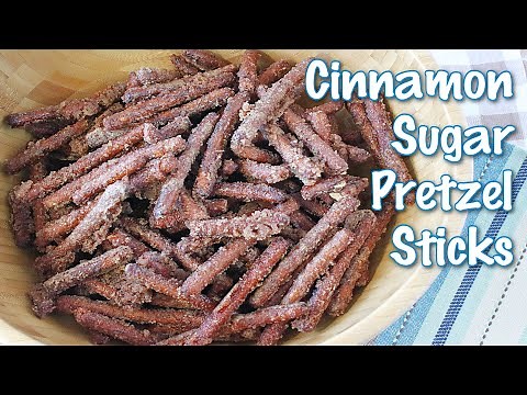 How I make my CINNAMON SUGAR PRETZEL STICKS