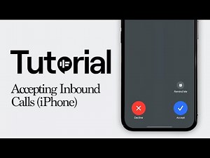 How to Answer Inbound Calls (iPhone)