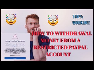 How to withdraw money from a restricted PayPal account