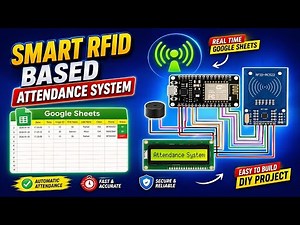 Best RFID Based Attendance System with Google Sheets|| Best Science Project || SKR Electronics Lab
