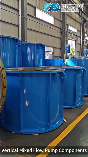 Vertical Mixed Flow Pump Components for Package