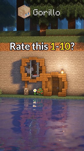 Minecraft Hillside Base🏠 #minecraft #minecraftbuilding #minecrafttutorial | Gorillo