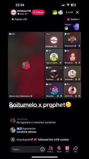 Engaging Live Streaming Interface Overview