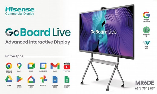 Introducing Hisense GoBoard Live - The Advanced Interactive Display with Integrated 4K Camera to boost your business performance! ☑️ Superior Interactivity & Performance ☑️ Hardware To Immerse Your Crowd ☑️ Ease Of Use For Lecturers And Audience ☑️ Smart Tools For Effective Collaboration ☑️ Easy On The Eyes, Immersive For The Ears ☑️ Seamless Connectivity Book NOW for an on-site experience appointment -> GoBoard Live: https://hisense.sg/product/goboard-live-advanced-interactive-display/ GoBoard: