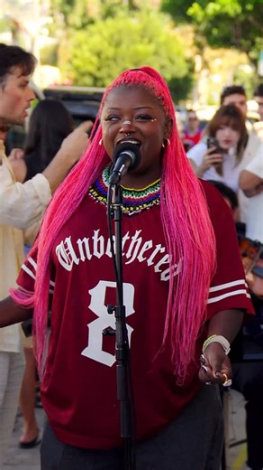 Songs With Strings on Instagram: "Great at fu*king, loving and making music 💁🎻 @flyanaboss @wholesoul.music #livemusicla #busking #saucy #stringquartet #femalerappers #livehiphop #hiphopandstrings"