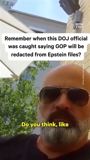 Anonymous Works on Instagram: "Sometimes they tell you exactly who they are and what they’ll do: After DOJ official Joseph Schnitt was caught on hidden camera in September saying Republican names would be redacted from the Epstein files, Trump’s sudden call to release them hits different. Via @nowthisimpact"