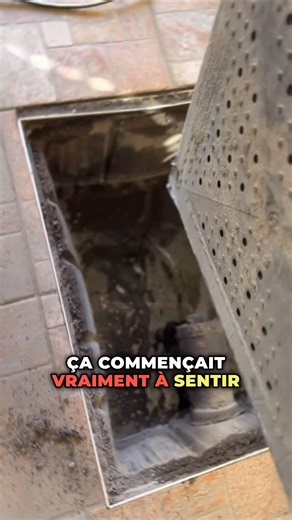 💧Nettoyage de drains de garage pendant l’absence du client #avantaprès #garagedistinct #blainville