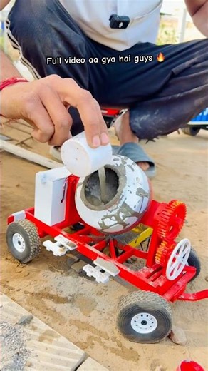 Mini concrete mixture testing 🔥🔥in building flyover 💪💪