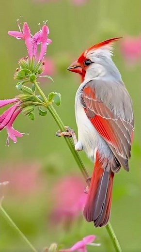 “Pyrrhuloxia Bird 🐦‍⬛🐤– The Stunning Desert Cardinal in Full Color”😍