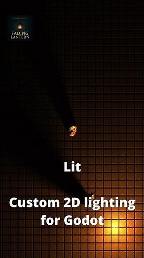 2D dynamic shadows in Godot (free asset, no Light2D!)