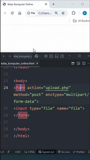 Kenapa Upload File Gagal? Ini Fungsi enctype HTML!