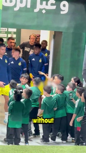 he gave them high fives one by one