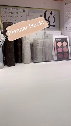 Planner hack! #plannerhack #plannertiktok #plannercommunity #planningcommunity #minimalplanner #plannerstickers #stickers #planningstickers #hack