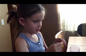 The number one rule of playing with scissors.