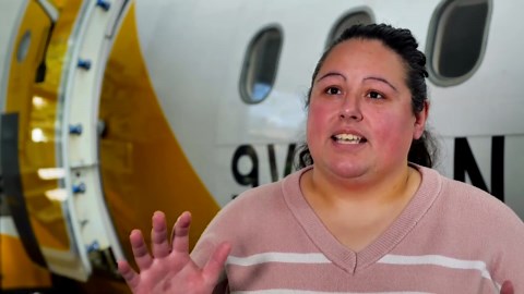 How a 'shark skin' coating helps aircrafts reduce emissions